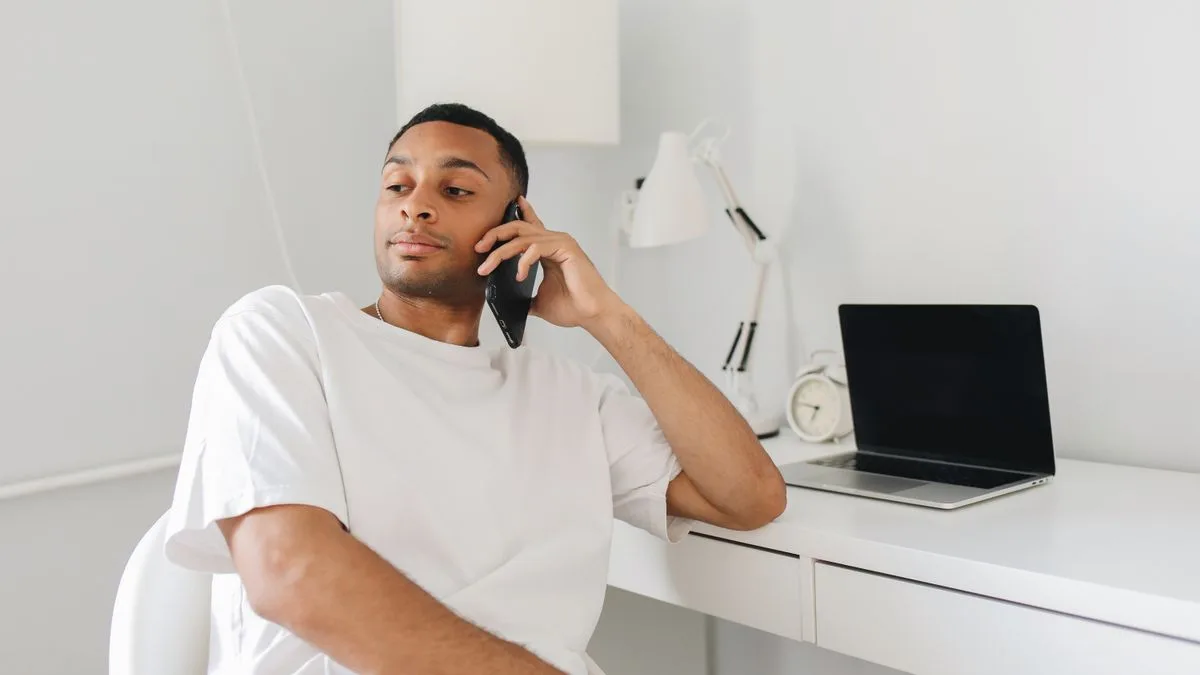 Man following up on his Equifax dispute by phone