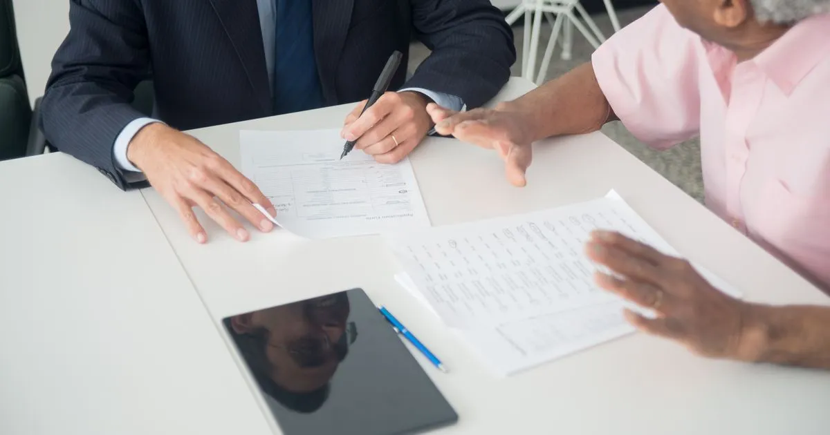Reviewing details during a free credit assessment