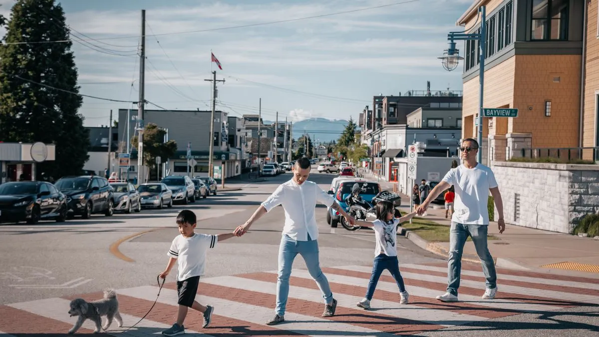 Newcomer family in a Canadian town a year after starting to build credit for newcomers