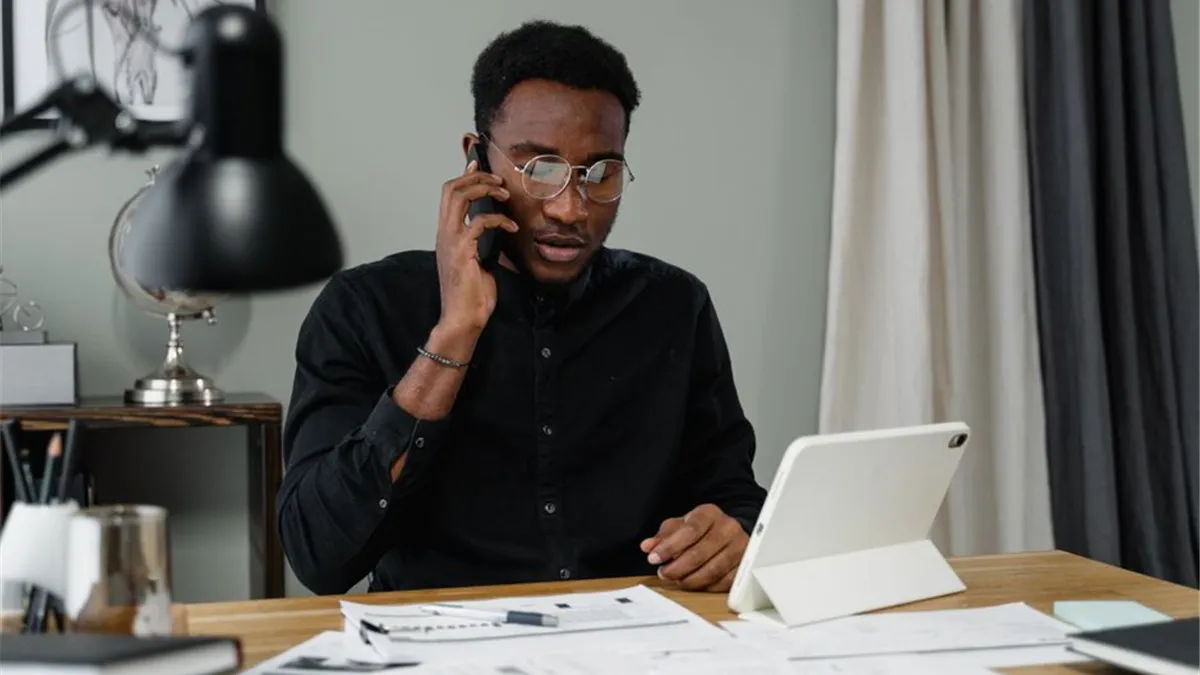 Man following up on his TransUnion dispute by phone